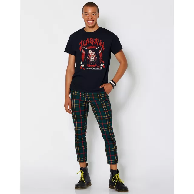 Jigsaw Pig Mask T Shirt - Saw at Spencer's