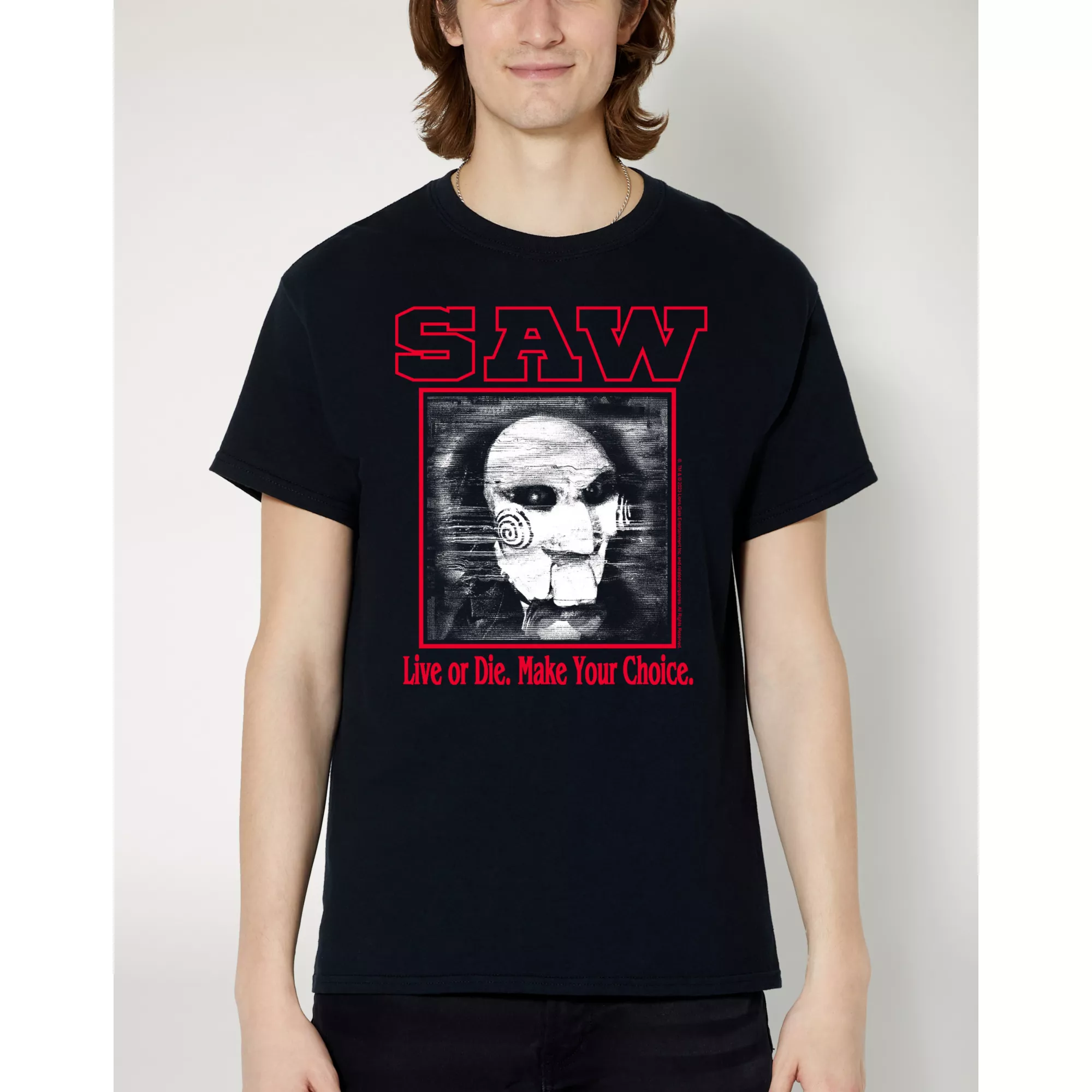 Jigsaw Portrait T Shirt - Saw at Spencer's
