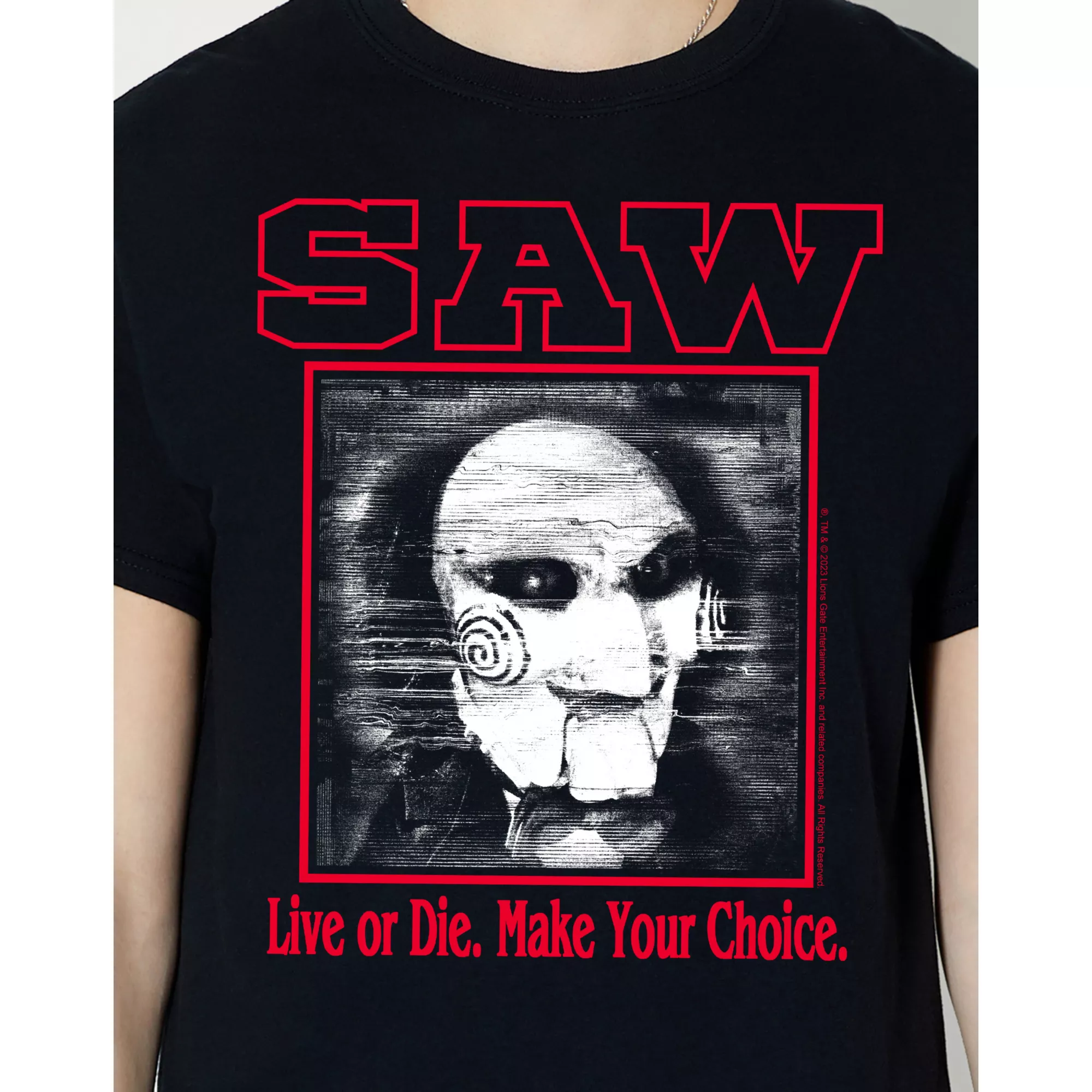 Jigsaw Portrait T Shirt - Saw at Spencer's