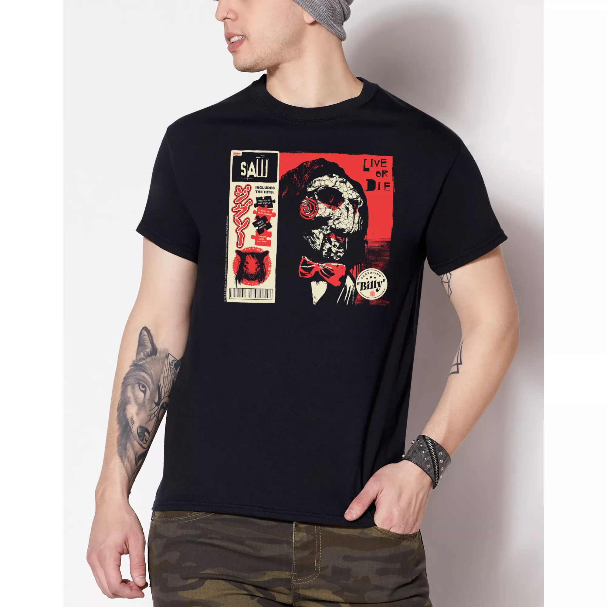 Jigsaw Cover T Shirt - Saw at Spencer's