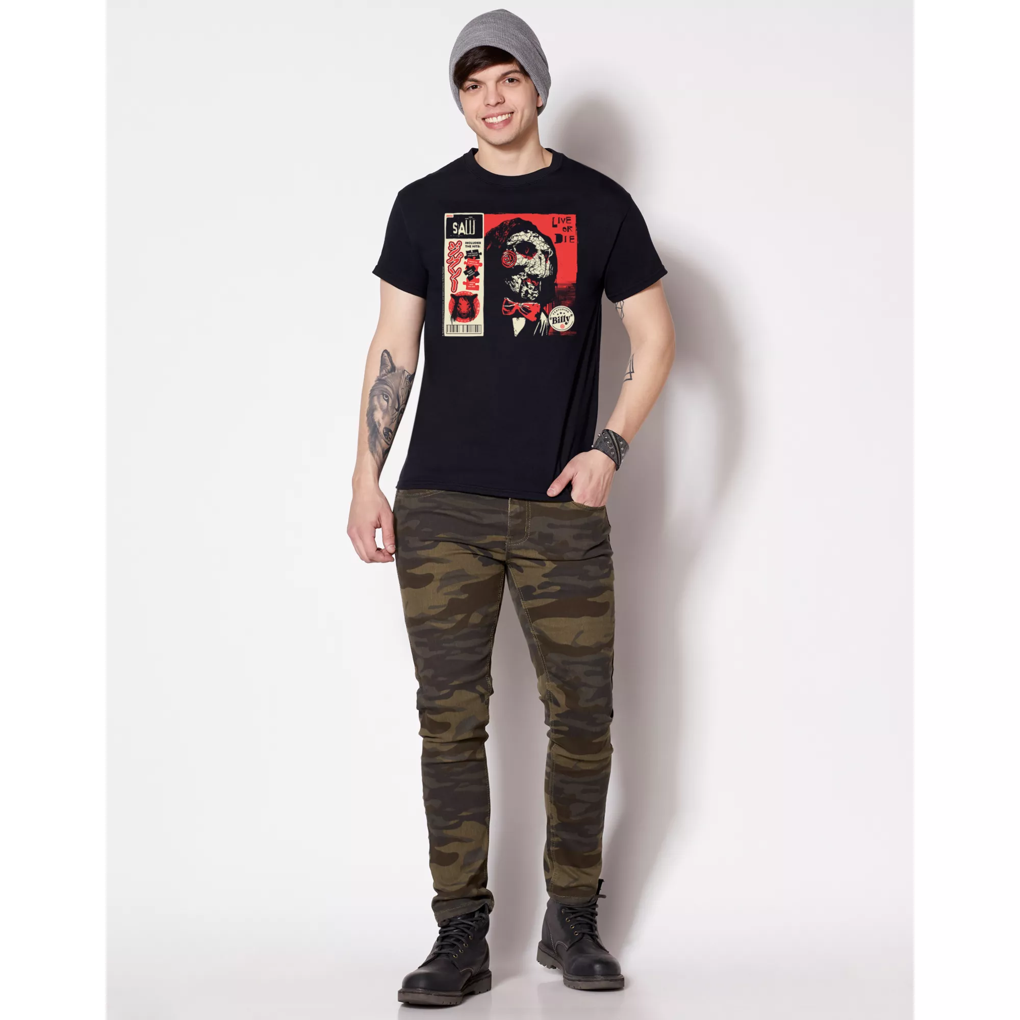 Jigsaw Cover T Shirt - Saw at Spencer's