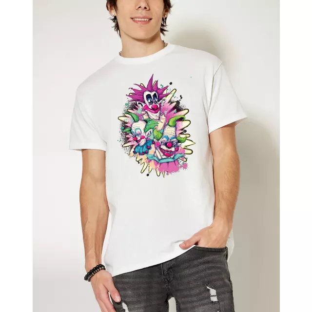 Killer Klowns Graffiti Art T Shirt - Spirithalloween.com