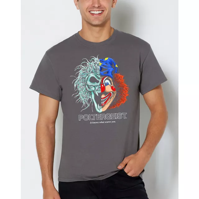 It Knows Split Clown T Shirt - Poltergeist at Spencer's