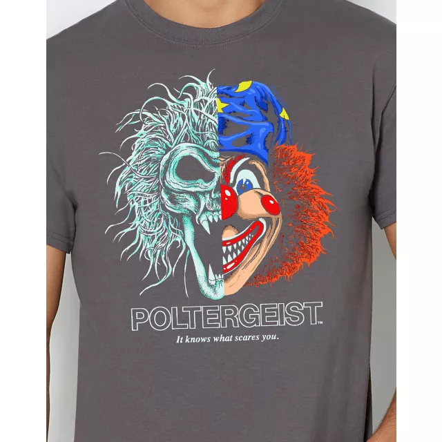 It Knows Split Clown T Shirt - Poltergeist at Spencer's