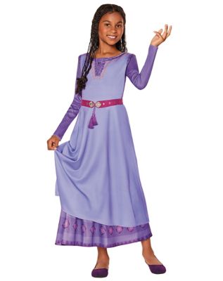 Kid Adult Disney Company Wish Asha Halloween Dress Suit Cosplay