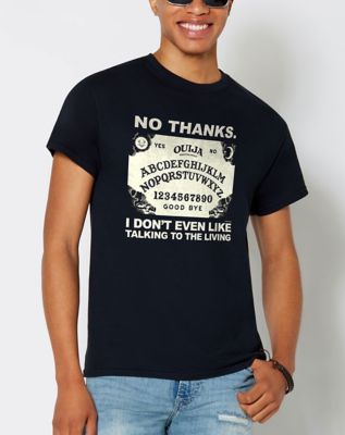 Fifth Sun Men's No Thanks Short Sleeve Crew T-shirt - Black
