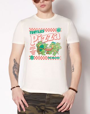 07764228 - TMNT Pizza T Shirt - Teenage Mutant Ninja Turtles