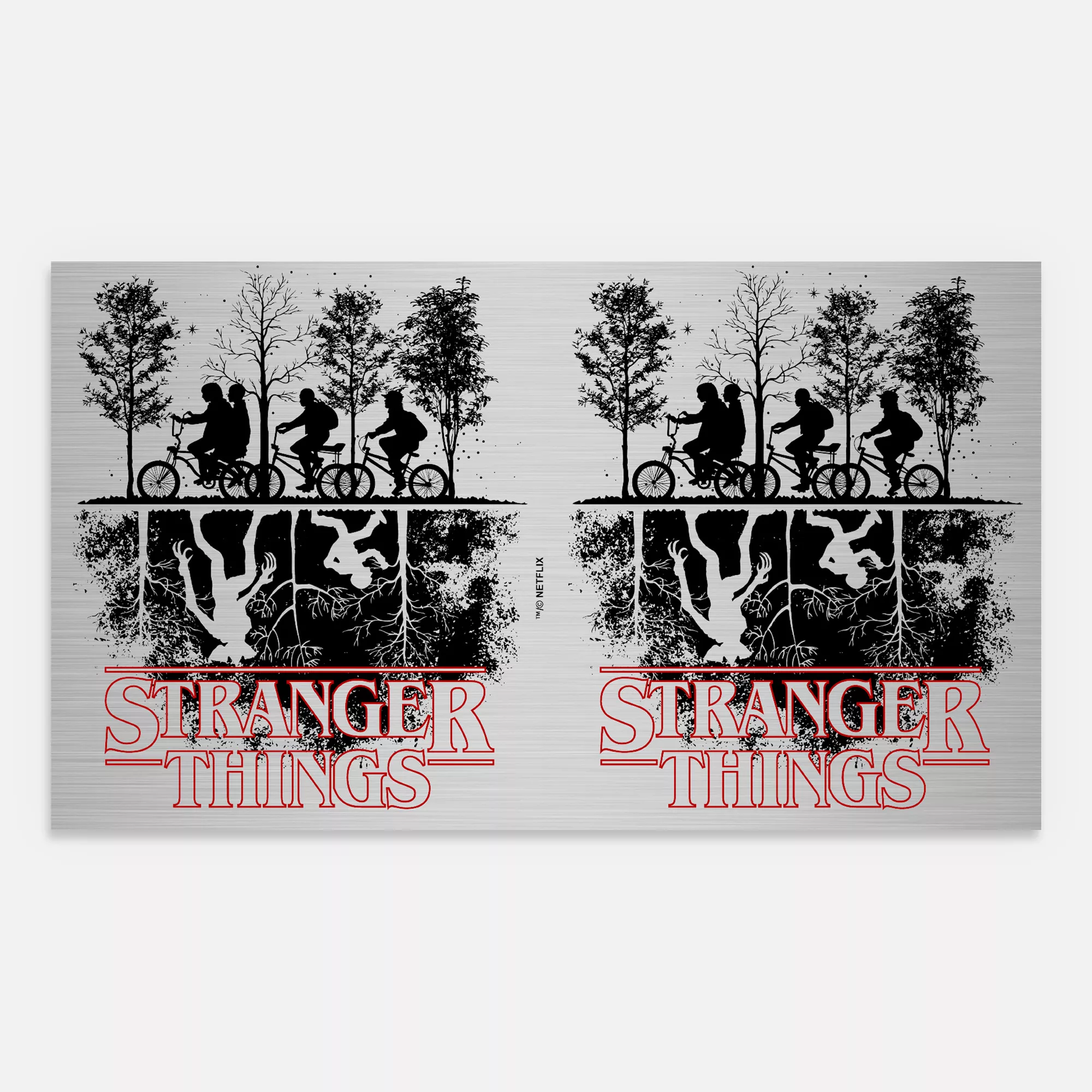 The Upside Down Stainless Steel Water Bottle 17 oz. - Stranger Things at Spencer's