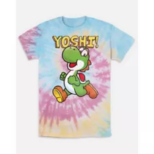 Tie Dye Yoshi T Shirt - Super Mario Bros. at Spencer's