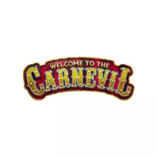 Welcome to the Carnevil Sign at Spirit Halloween
