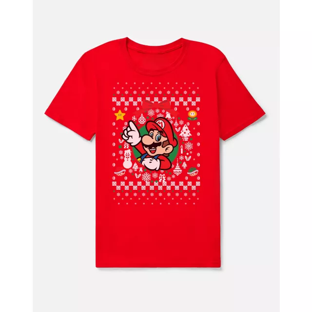 Mario Christmas T Shirt - Nintendo at Spencer's