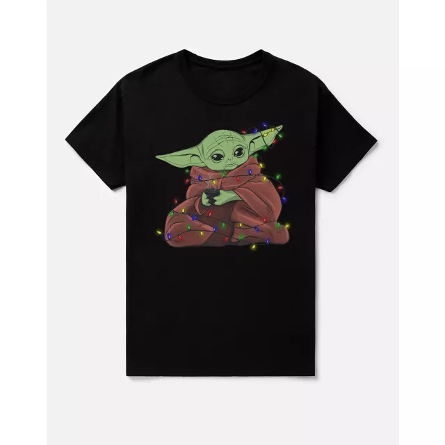 Grogu Christmas Lights T Shirt - The Mandalorian at Spencer's