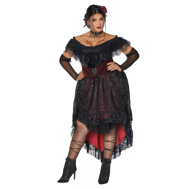 Plus Size Victorian Vampire Dress Costume The Signature Collection Spirithalloween