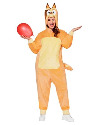 Adult Chilli Plus Size Jumpsuit Costume - Bluey