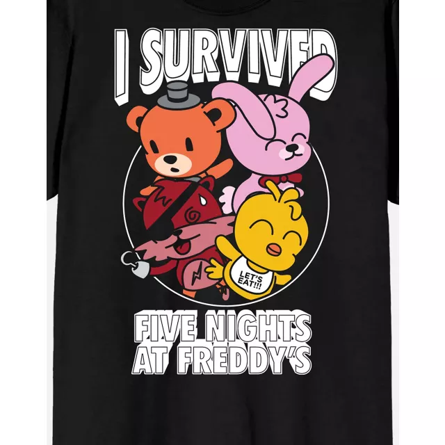 I Survived T Shirt - Five Night's at Freddy's at Spencer's