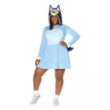 Adult Bluey Hooded Dress Costume at Spencer's