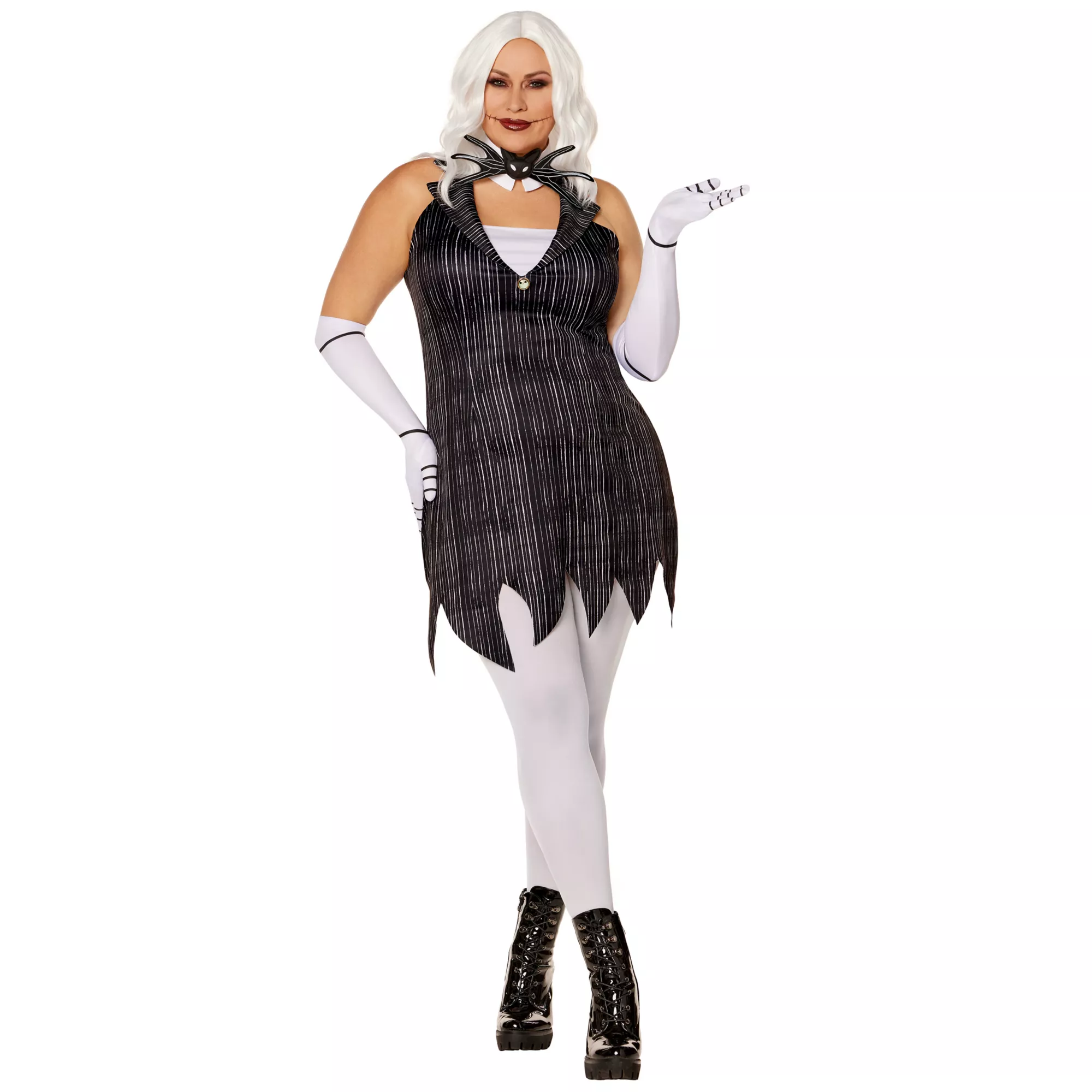 Adult Jack Skellington Plus Size Dress Costume - The Nightmare Before Christmas at Spirit Halloween