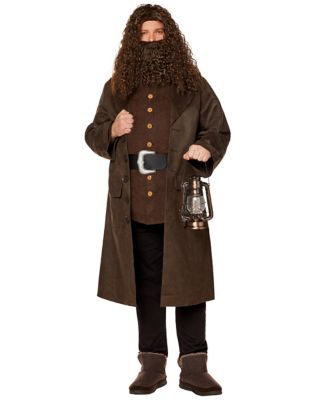Adult Hagrid Plus Size Costume - Harry Potter, Brown, 2X - Spirit Halloween