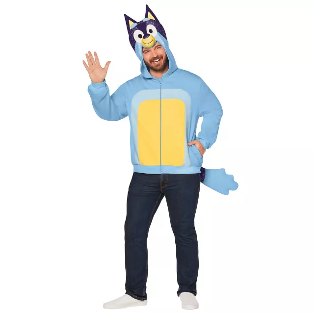 Adult Bandit Costume Top - Bluey at Spencer's
