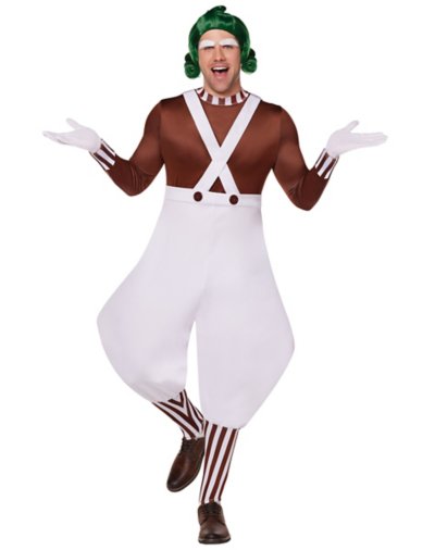 Adult Oompa Loompa Plus Size Costume - Willy Wonka and the Chocolate F by Spirit Halloween