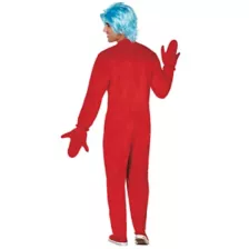 Adult The Thing Plus Size Jumpsuit Costume - The Cat in the Hat at Spirit Halloween