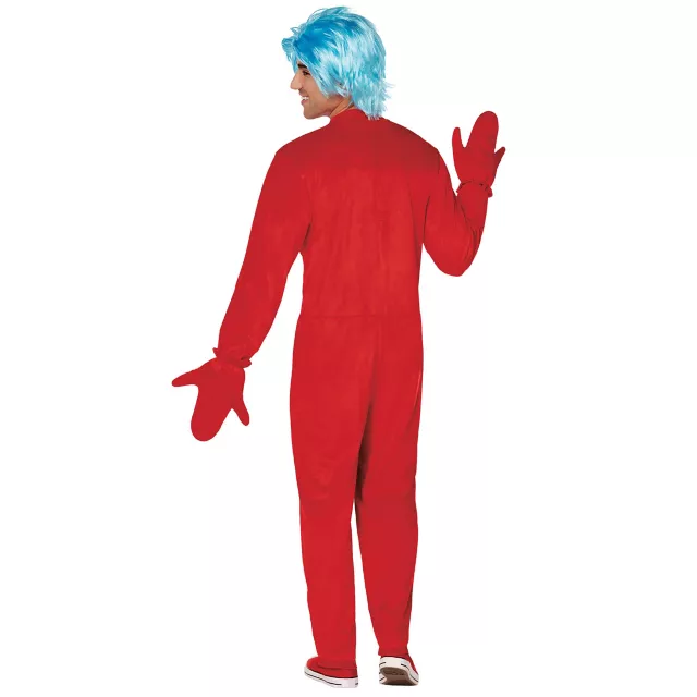 Adult The Thing Plus Size Jumpsuit Costume - The Cat in the Hat at Spirit Halloween