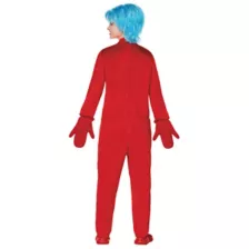 Adult The Thing Plus Size Jumpsuit Costume - The Cat in the Hat at Spirit Halloween