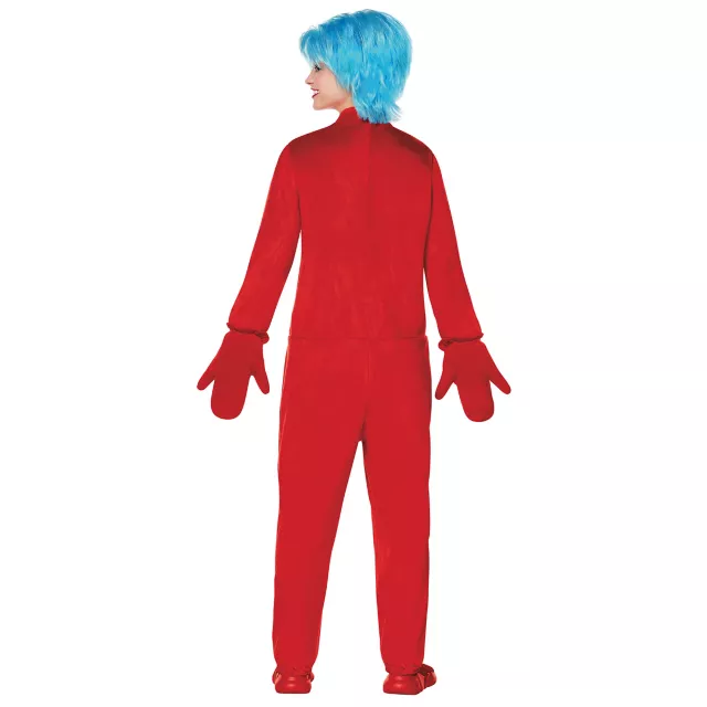 Adult The Thing Plus Size Jumpsuit Costume - The Cat in the Hat at Spirit Halloween