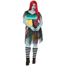 Adult Sally Plus Size Costume The Signature Collection - The Nightmare Before Christmas at Spirit Halloween