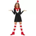 Adult Cat in the Hat Dress Plus Size Costume – Dr. Seuss at Spirit Halloween