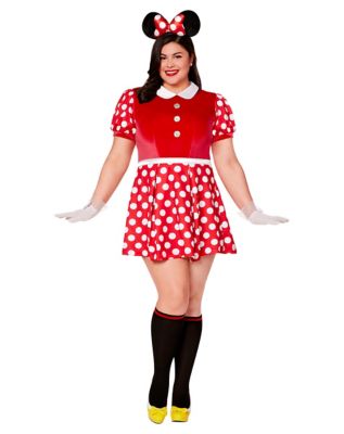 Adult Minnie Mouse Plus Size Costume Mickey and Friends Spirithalloween