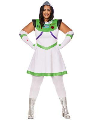 ladies toy story fancy dress Adult Buzz Lightyear Plus Size Dress Costume - Toy Story, White, 1X
