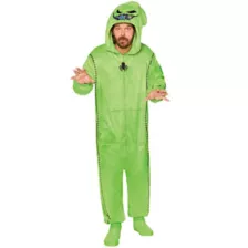 Adult Oogie Boogie Plus Size Jumpsuit Costume - The Nightmare Before Christmas at Spirit Halloween