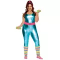 Adult Classic Barbie Plus Size Aerobics Catsuit Costume at Spencer's