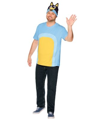Adult Bandit Plus Size Costume Kit - Bluey