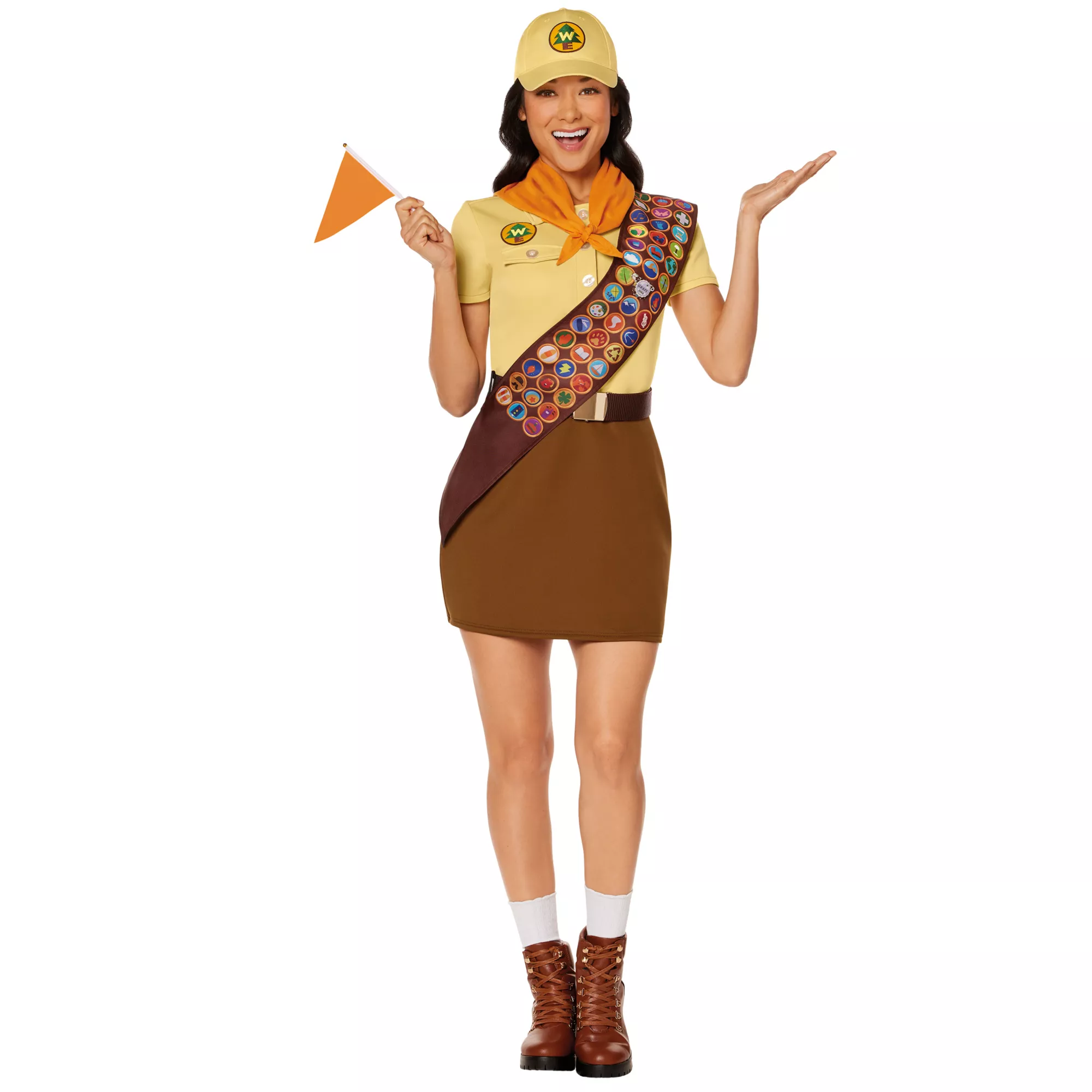 Adult Russell the Wilderness Explorer Costume - Up at Spirit Halloween