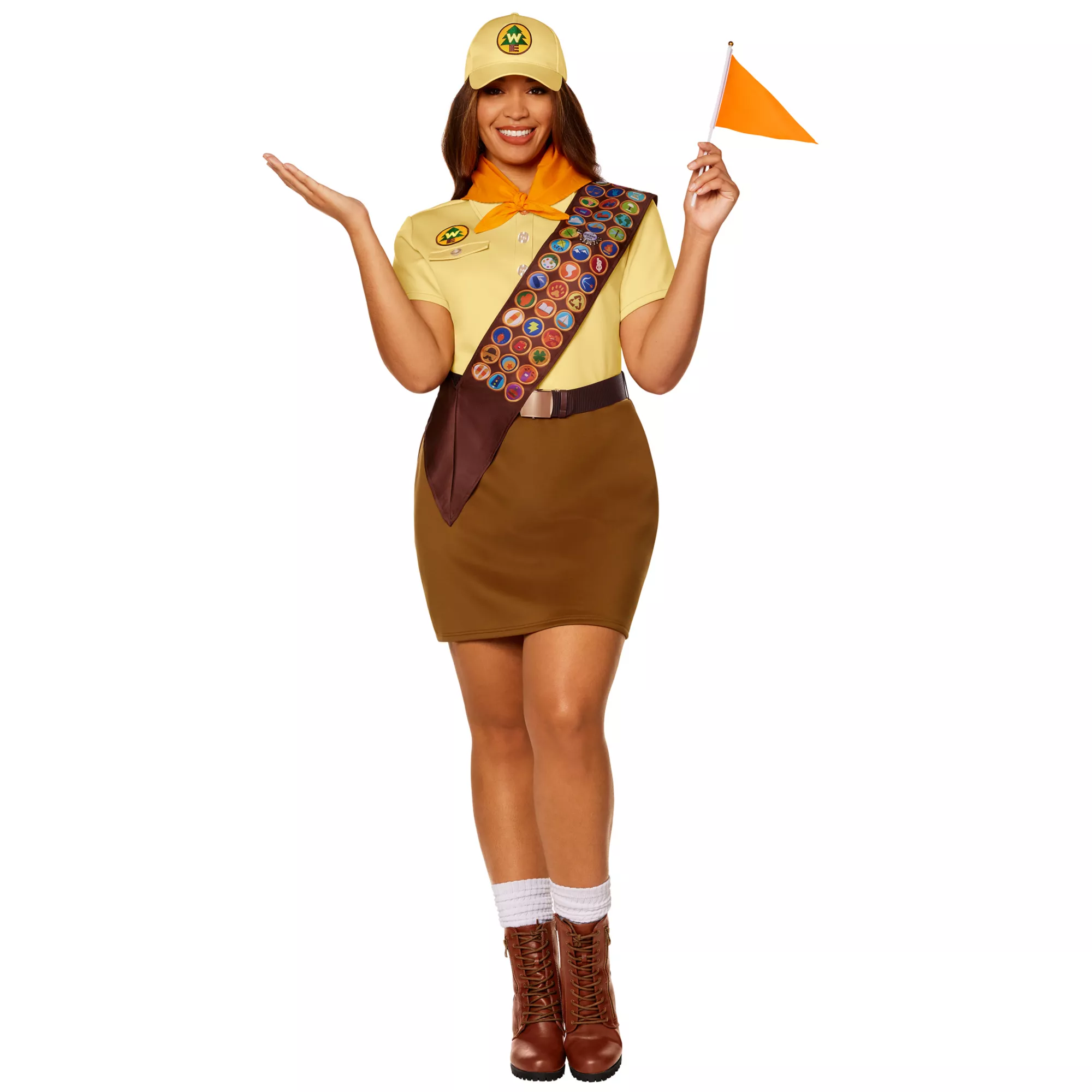 Adult Russell the Wilderness Explorer Costume - Up at Spirit Halloween