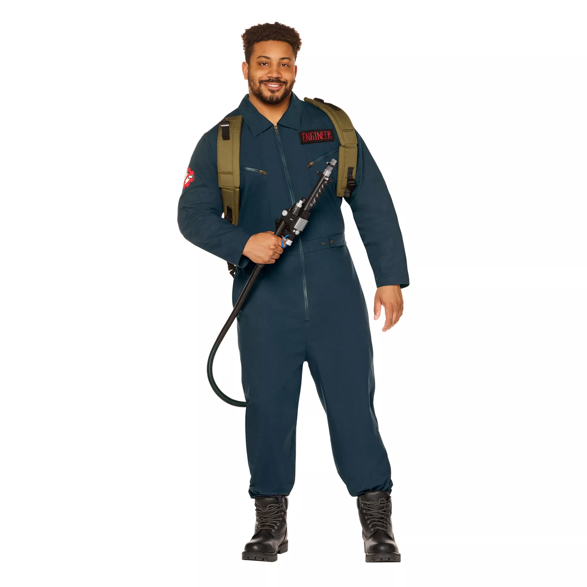 Adult Ghostbusters Engineer Plus Size Jumpsuit Costume at Spirit Halloween
