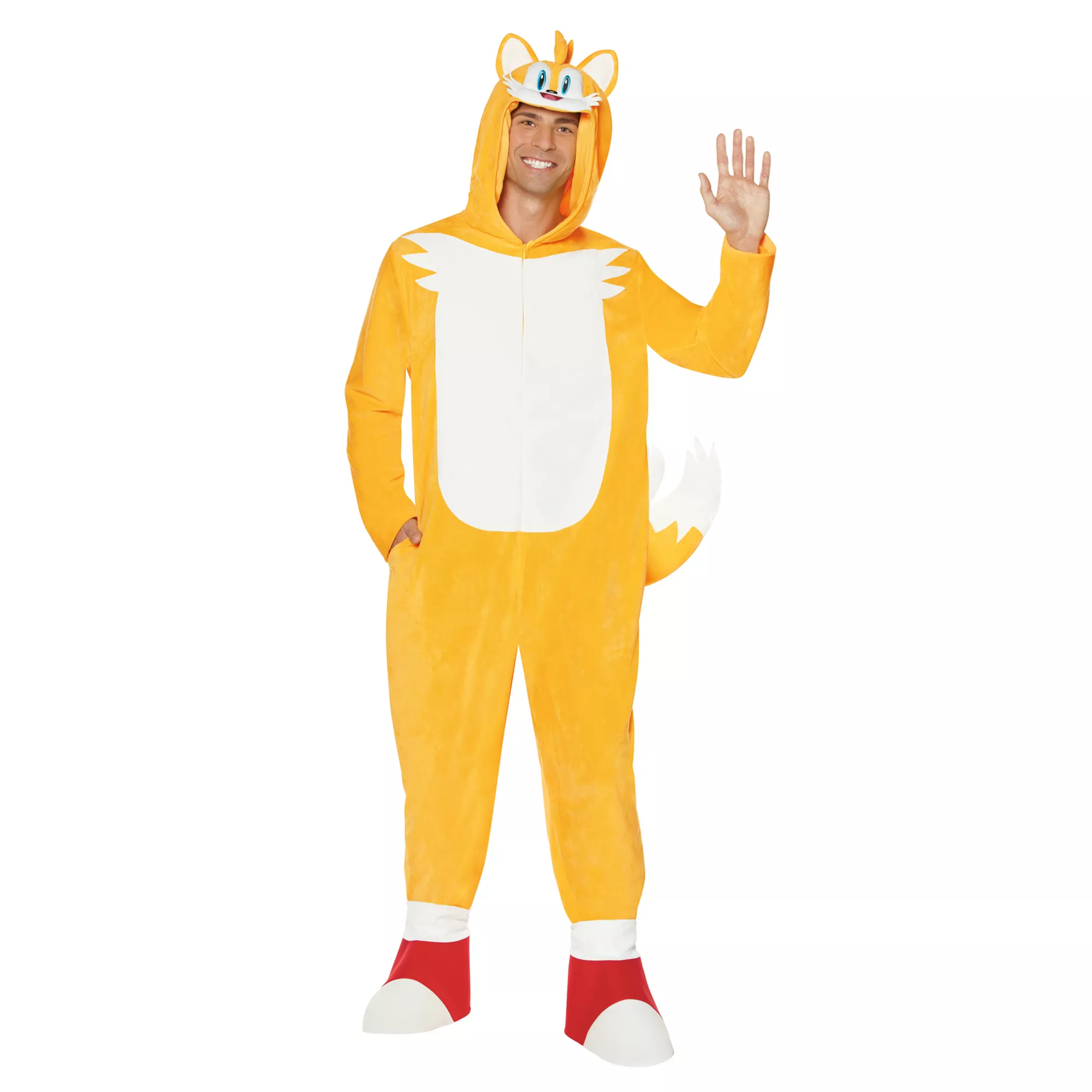 Adult Tails Jumpsuit Costume - Sonic the Hedgehog at Spencer's