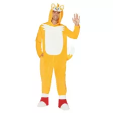 Adult Tails Jumpsuit Costume - Sonic the Hedgehog at Spencer's