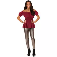 Adult Red Peasant Top at Spirit Halloween