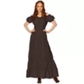 Adult Brown Peasant Dress at Spirit Halloween