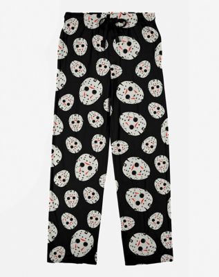 07859010 - Jason Voorhees Mask Print Lounge Pants - Friday the 13th