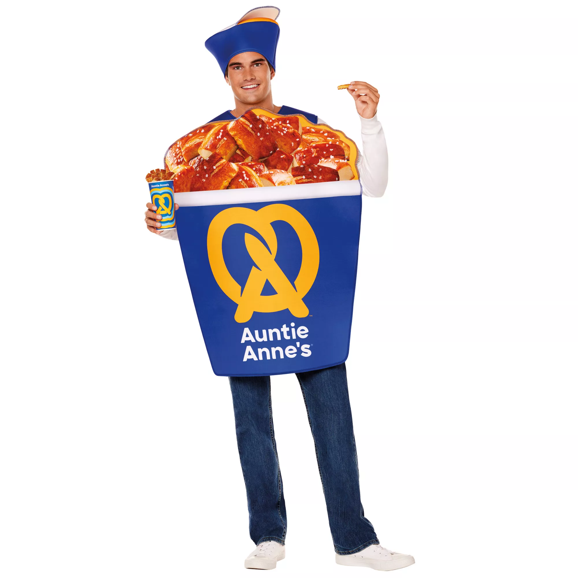 Adult Auntie Anne's Pretzel Nuggets Cup Costume at Spencer's