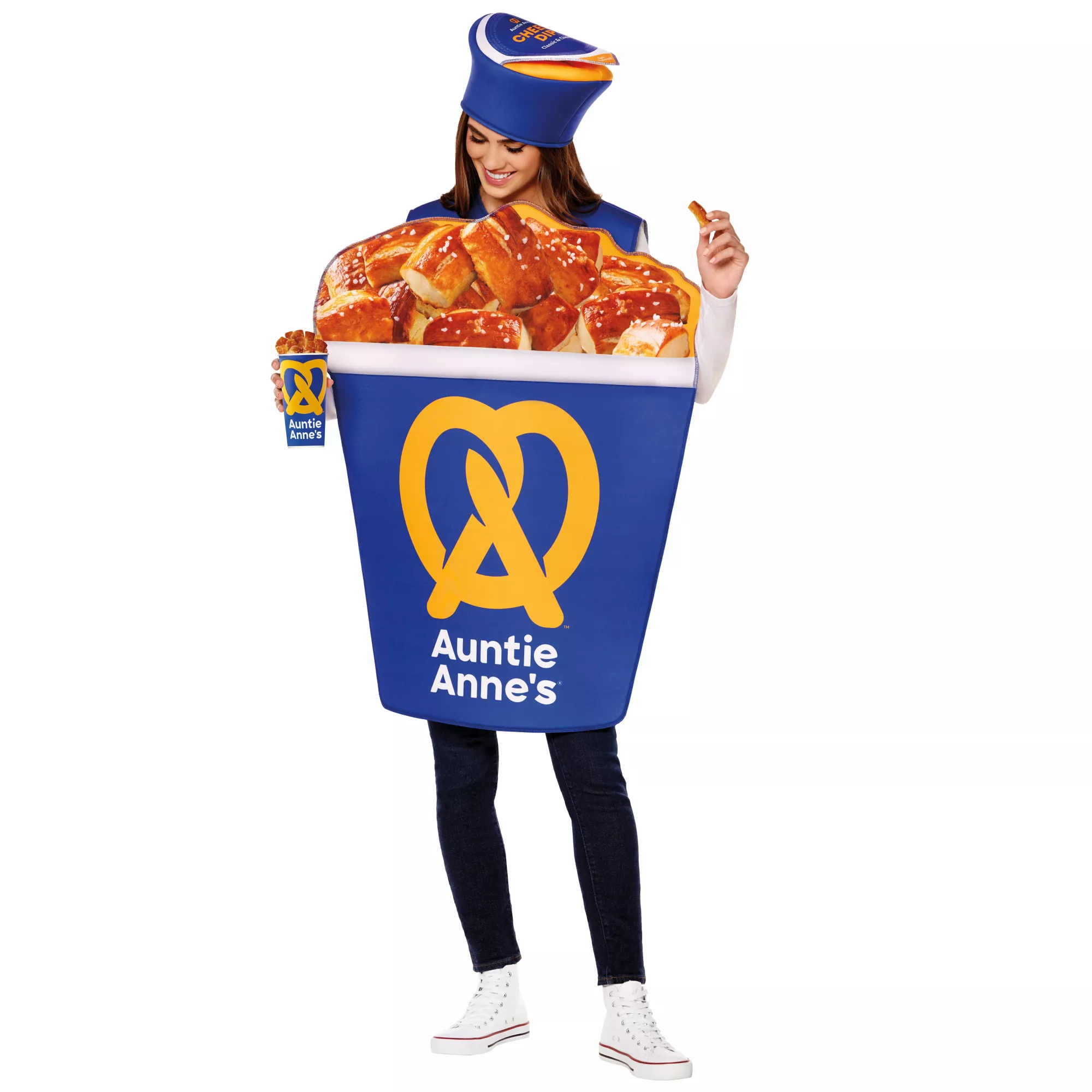 Adult Auntie Anne's Pretzel Nuggets Cup Costume at Spencer's