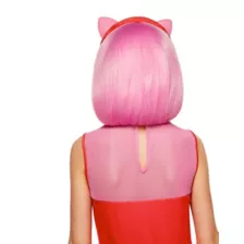 Kids Amy Rose Wig with Ears - Sonic the Hedgehog at Spirit Halloween