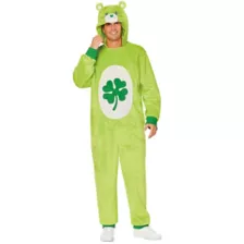 Adult Good Luck Bear Jumpsuit Costume - Care Bears at Spirit Halloween