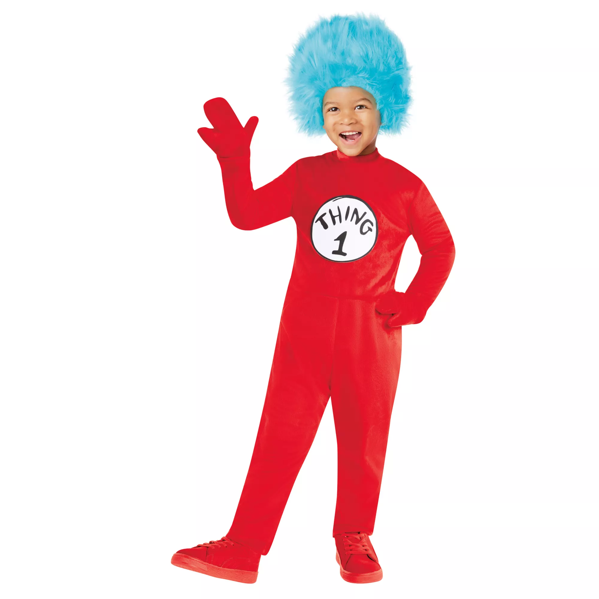 Toddler Thing 1 and Thing 2 Costume - The Cat in the Hat at Spirit Halloween