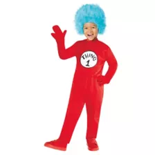 Toddler Thing 1 and Thing 2 Costume - The Cat in the Hat at Spirit Halloween