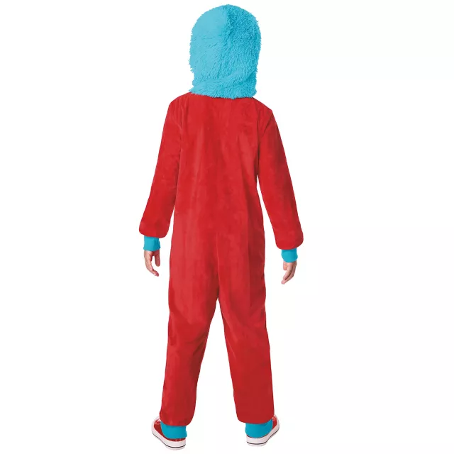 Kids Thing 1 and 2 Jumpsuit Costume - The Cat in the Hat at Spirit Halloween